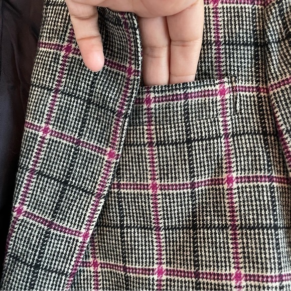 Vintage Pendleton Virgin Wool Plaid Academia Blazer Jacket - Picture 6 of 12